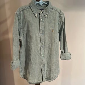 Ralph Lauren Soft Chambray Boys Dress Shirt